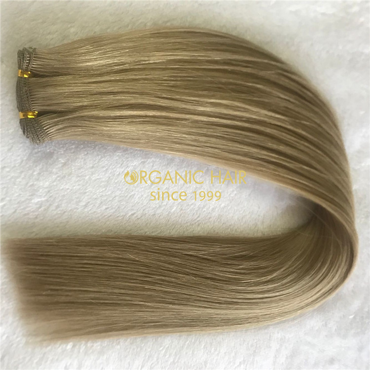 Customzied #9 best quality hand tied wefts A207